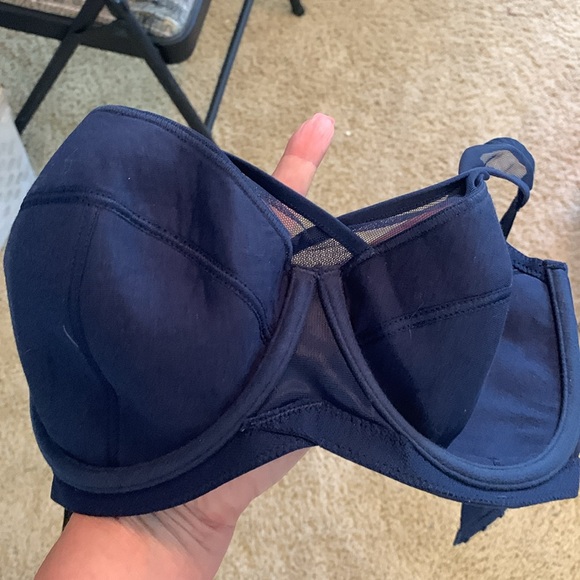 Understance NWT Ivy Smooth Lace Full Coverage Flex Wire Navy Blue Bra Size 36WW - Picture 11 of 11